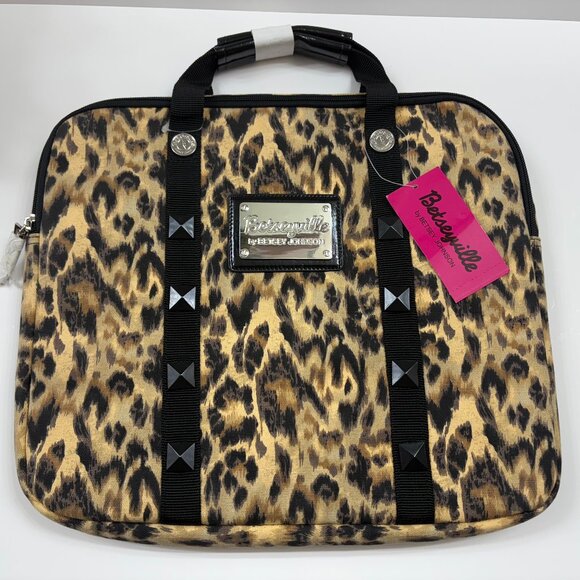Betsey Johnson - Betseyville - Animal Instinct Laptop Bag / Briefcase - NWT - Picture 9 of 9